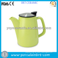 green wholesale high quality ceramic coffee pot